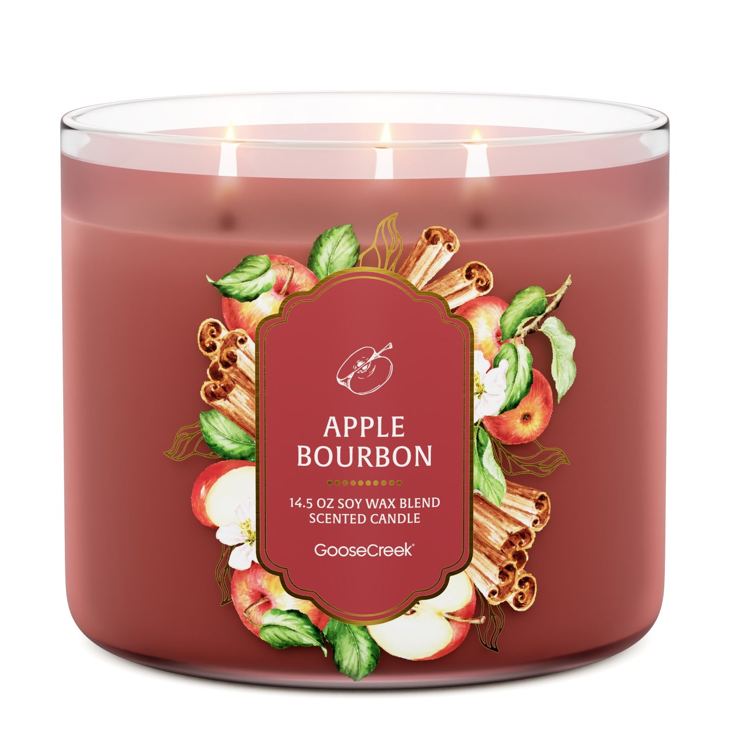 Apple Bourbon 3-Wick Candle