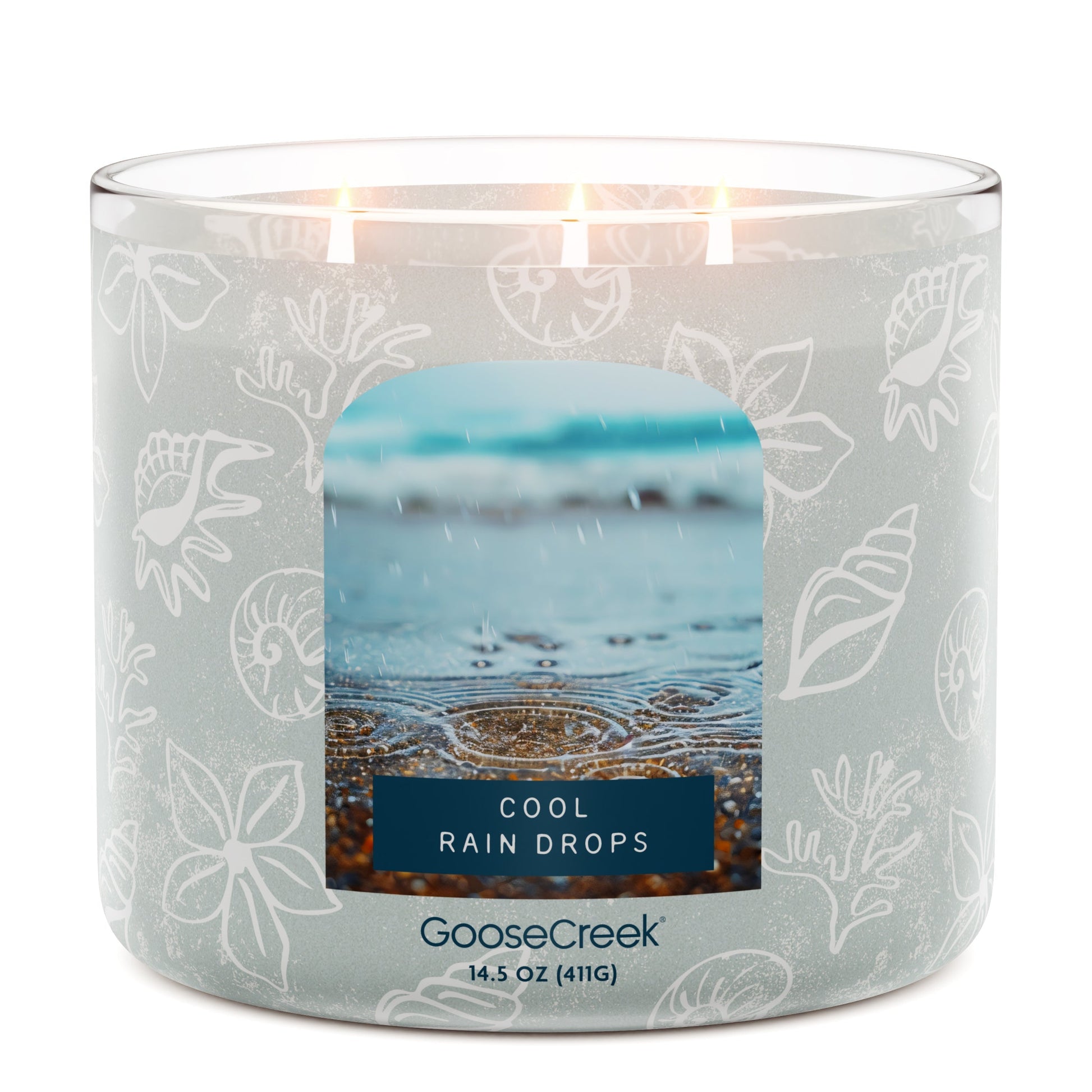 Cool Rain Drops 3-Wick Candle