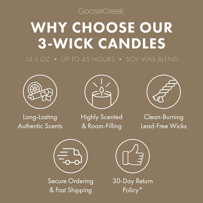 Peanut Butter Sugar 3-Wick Candle